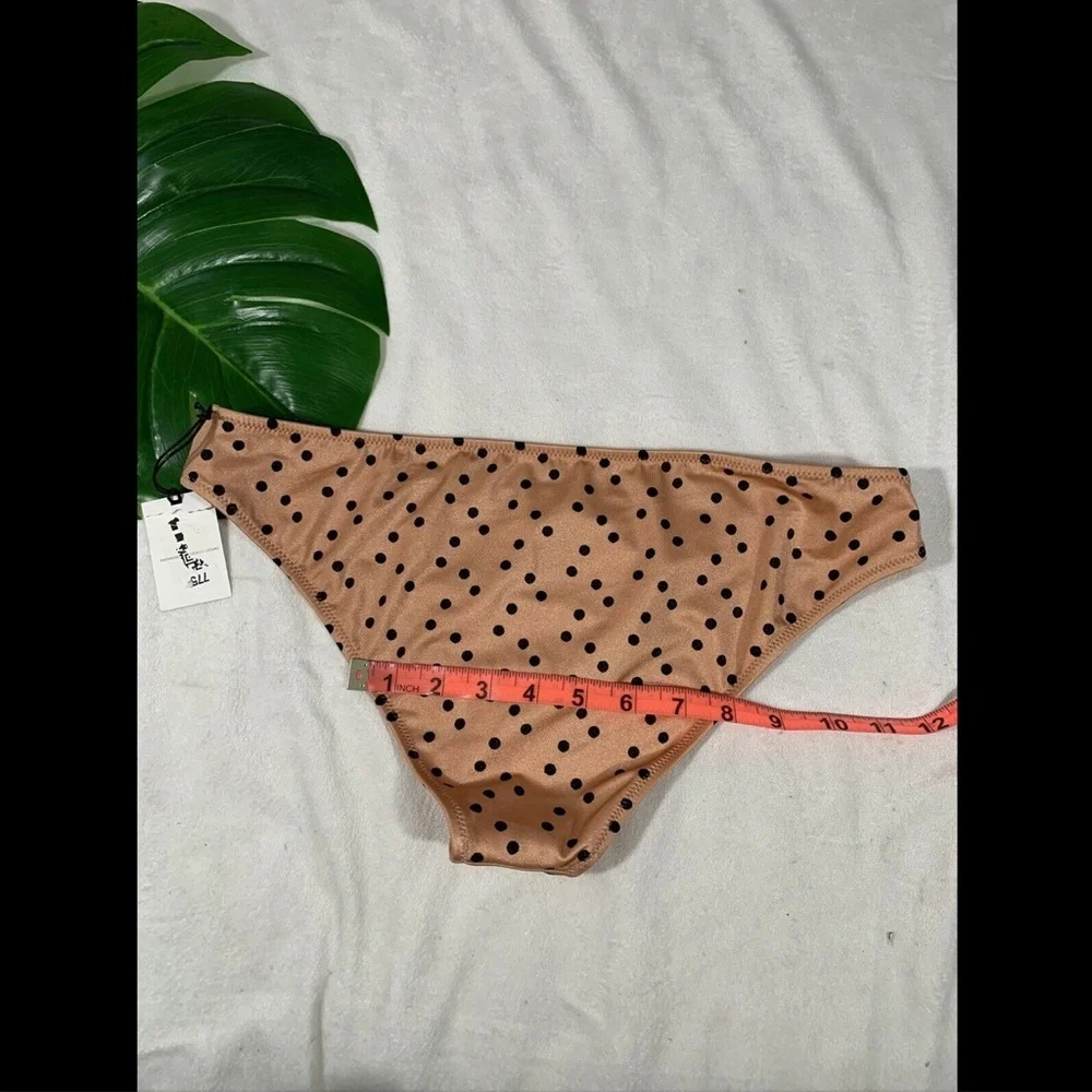 NWT Shade‎ & Shore Polka Dot Wrap Bikini Top [ 34B ] + Cheeky Bottoms [ Medium ]